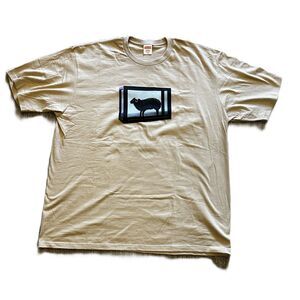 SUPREME - Black Sheep - Damien Hirst Tee - Khaki - XXL